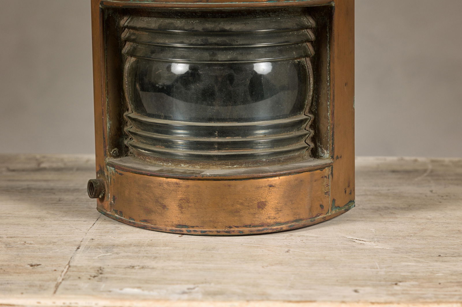 Nautical Tung Woo Starboard Ship Navigation Copper Lantern with Label - 8