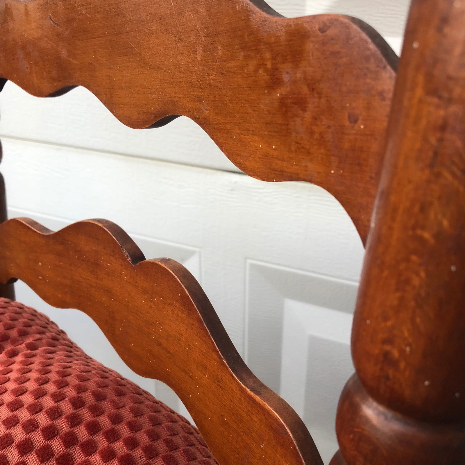 1970s Vintage Italian Rush Seating Caned Farm Chairs - 10