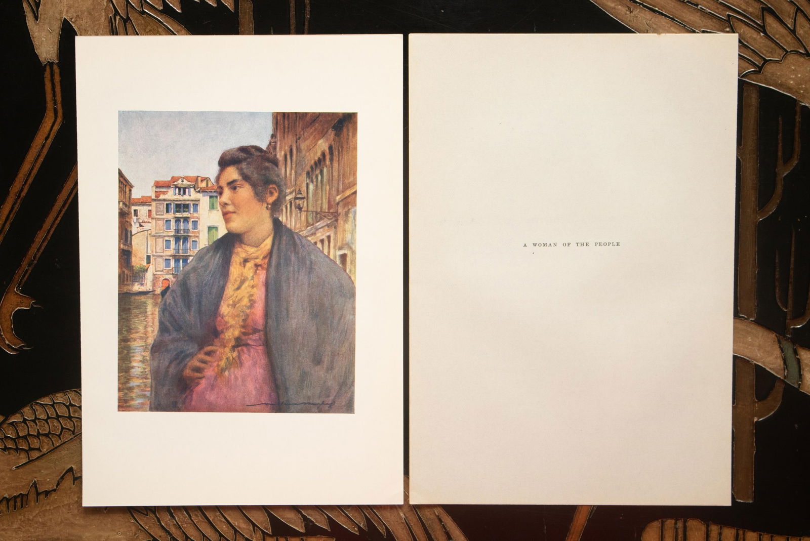 1912 Mortimer Menpes "A Woman of the People", Original Full-Color Print of Venice - 5