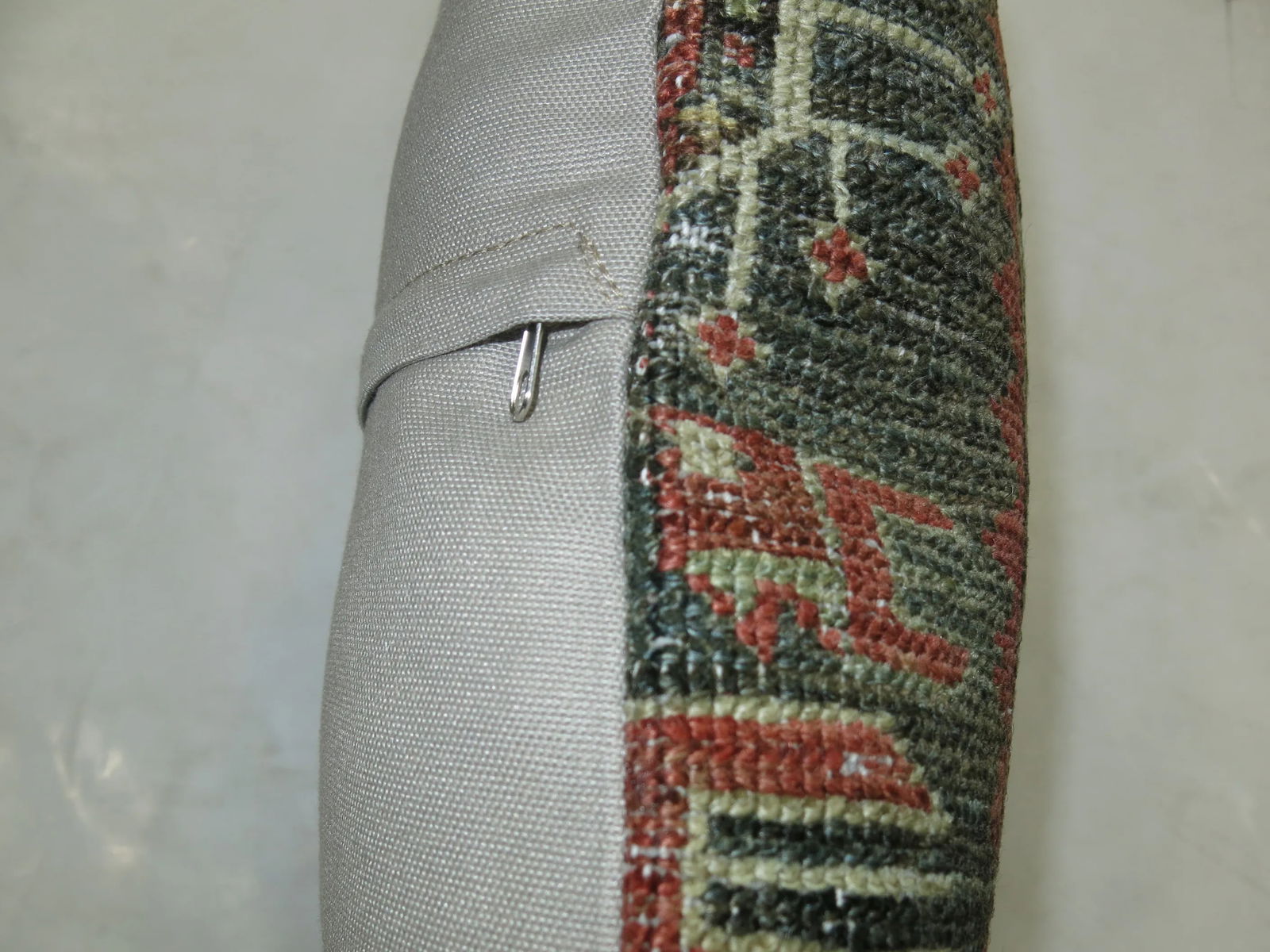 Shabby Vintage Heriz Rug Pillow - 2