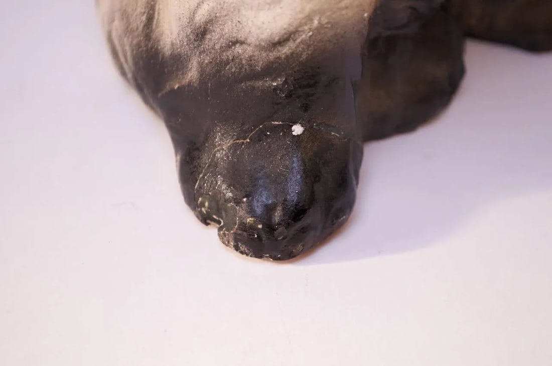 1950s American Painted Chalkware Cat - 11