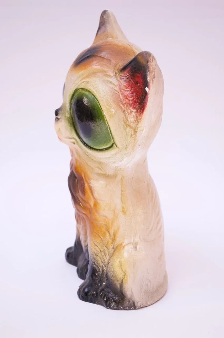 1950s American Painted Chalkware Cat - 3
