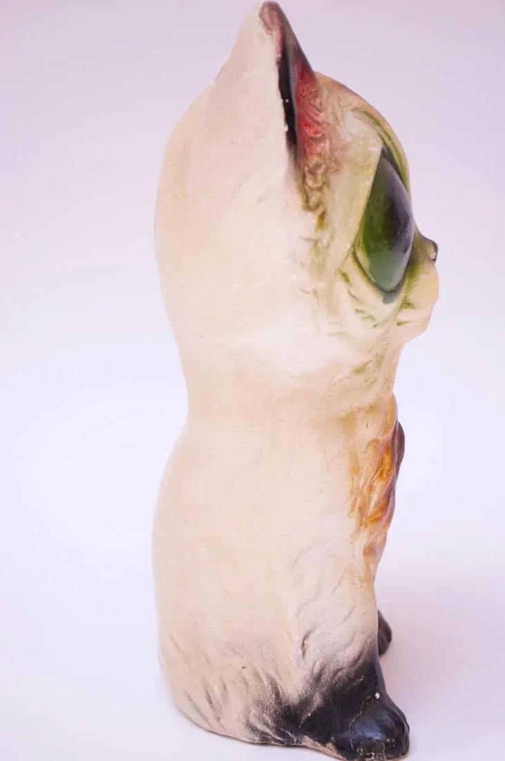 1950s American Painted Chalkware Cat - 4