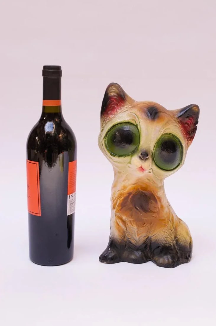 1950s American Painted Chalkware Cat - 6