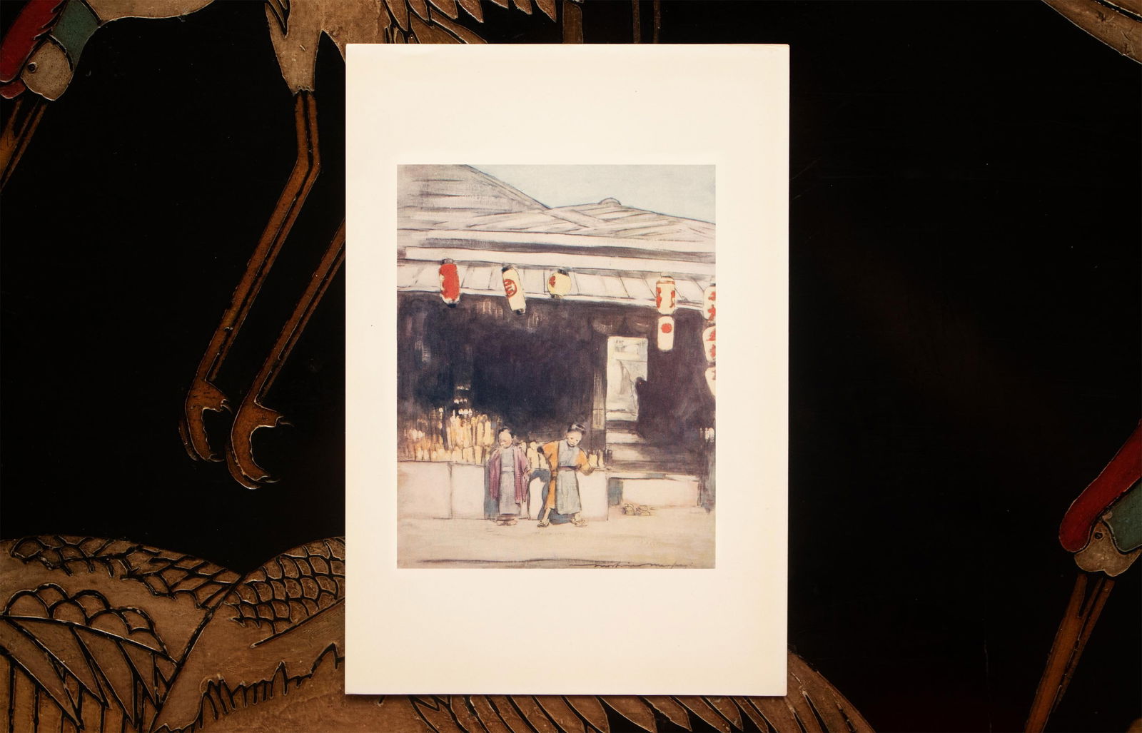 1901 Mortimer Menpes, "A Sign-Painter's" Original Period Antique Print of Japan From London - 4