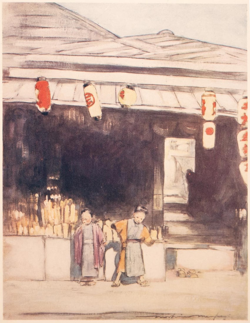 1901 Mortimer Menpes, "A Sign-Painter's" Original Period Antique Print of Japan From London - 5