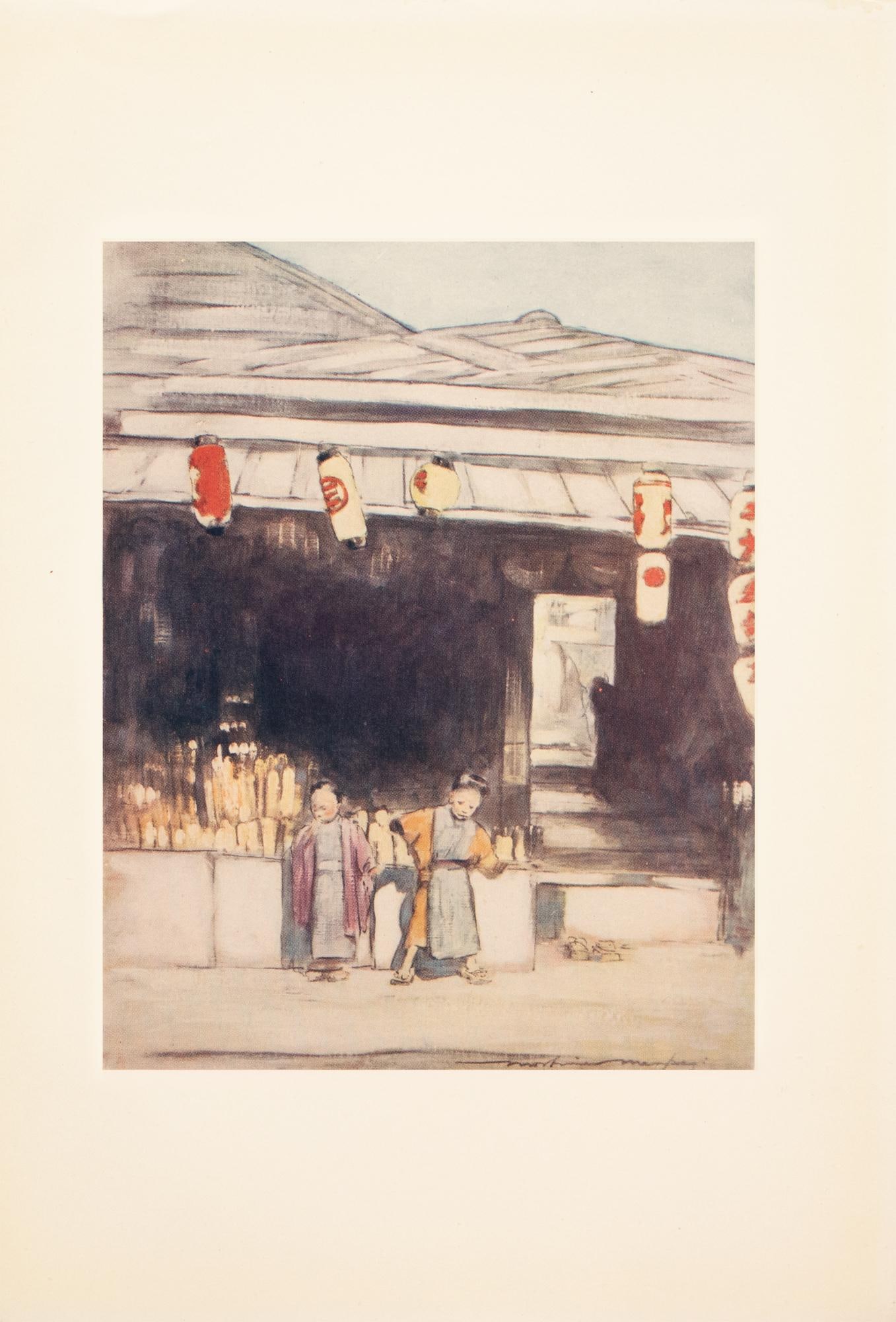 1901 Mortimer Menpes, "A Sign-Painter's" Original Period Antique Print of Japan From London - 6