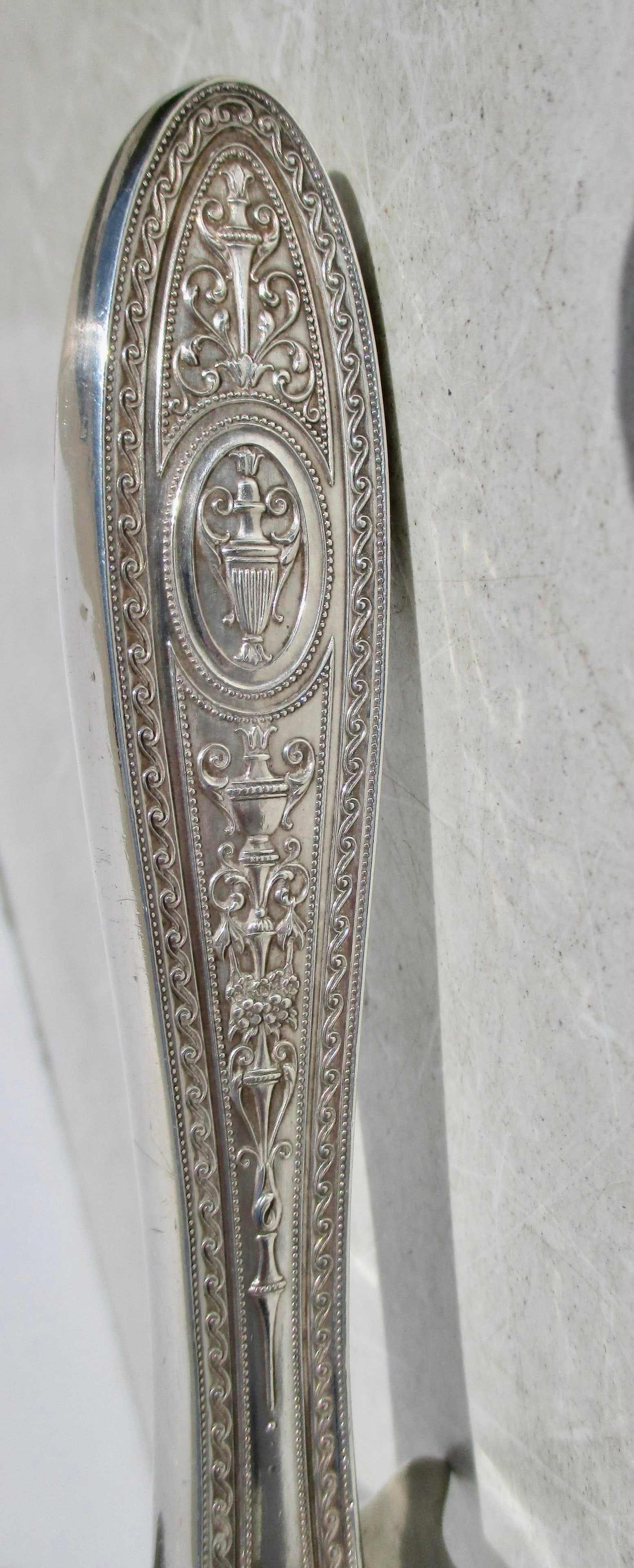 Large Carving Knife Sterling and Stainless Blade Circa 50s' - 3