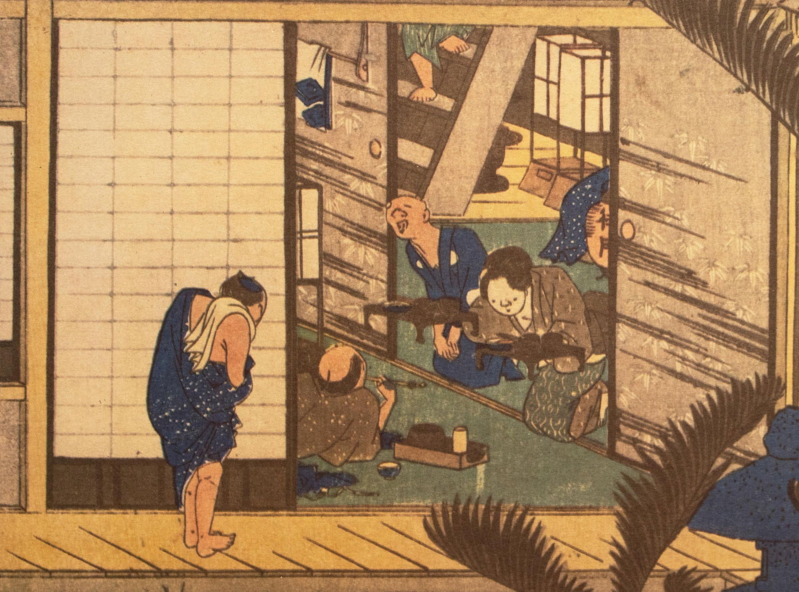 1960 After Hiroshige "The 53 Stations of Tokaido Road: 36th Station" French Ukiyo-E Print - 8