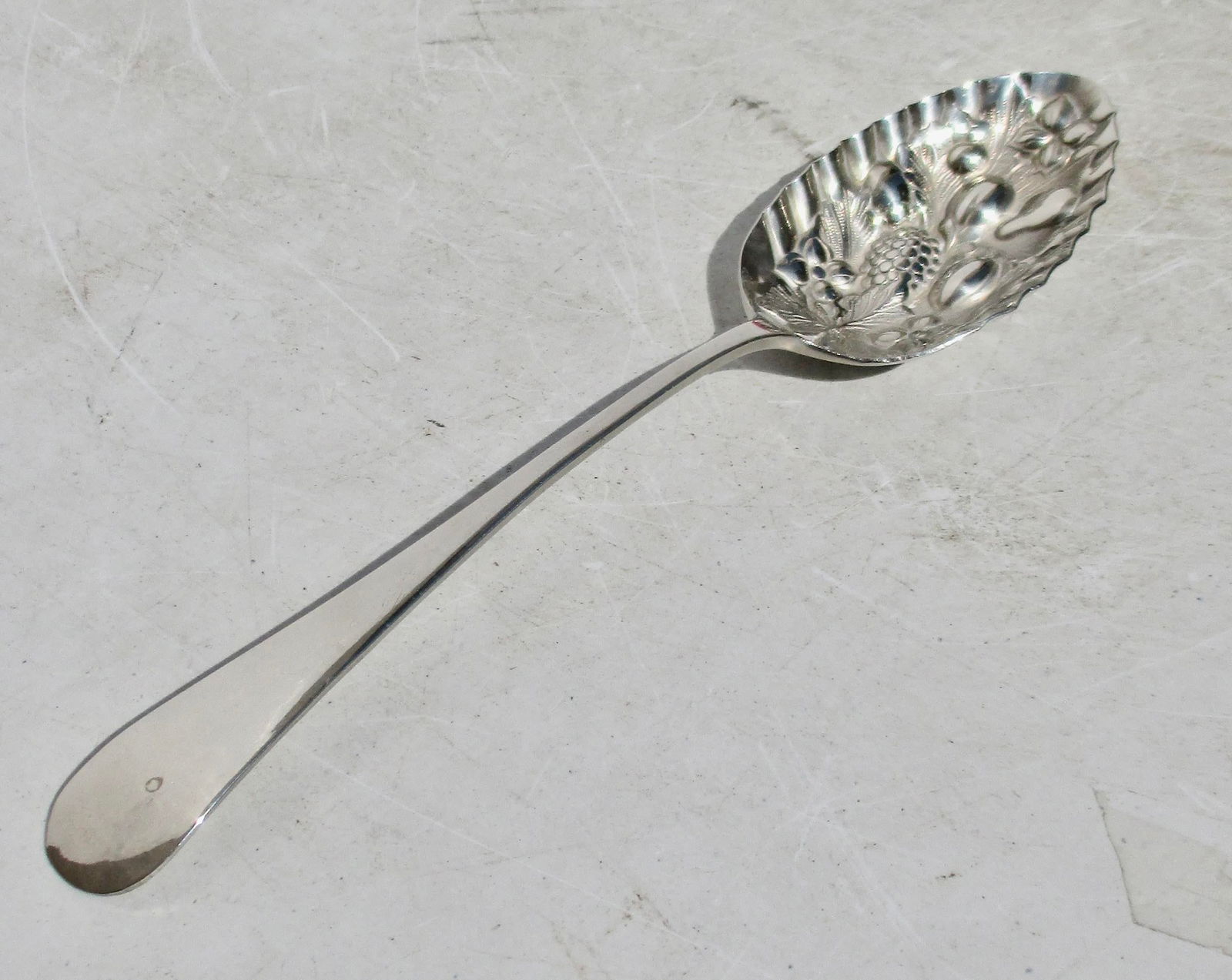 Stainless Nickel Silver Berry Spoon - 2