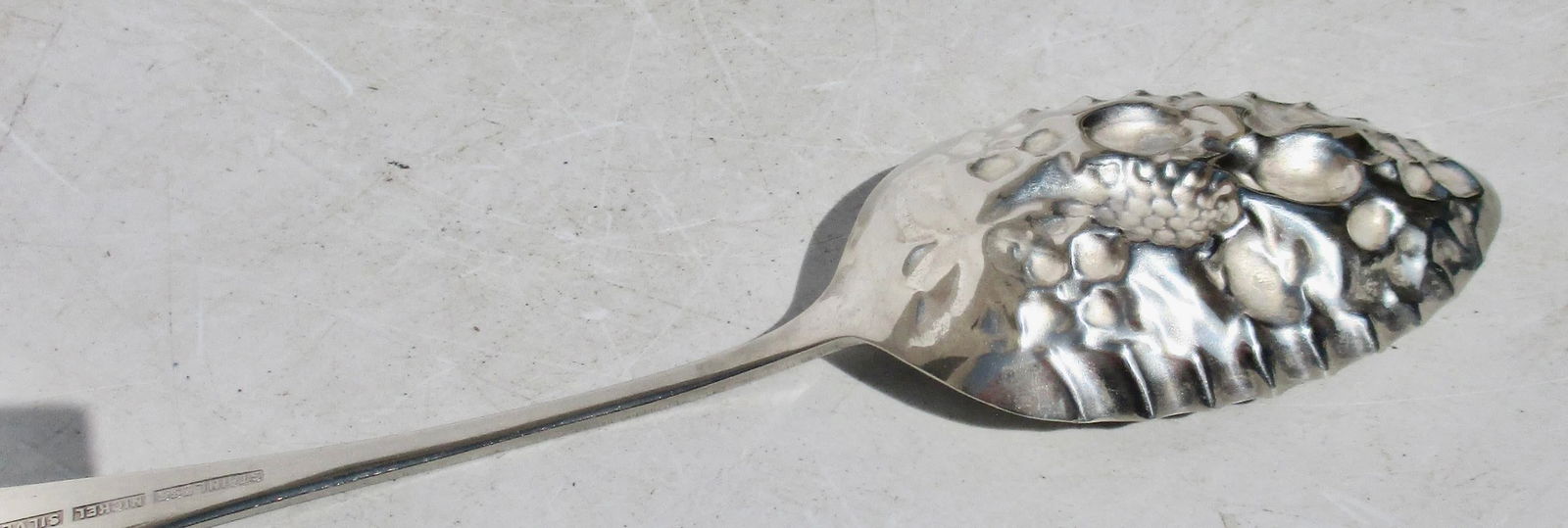 Stainless Nickel Silver Berry Spoon - 4