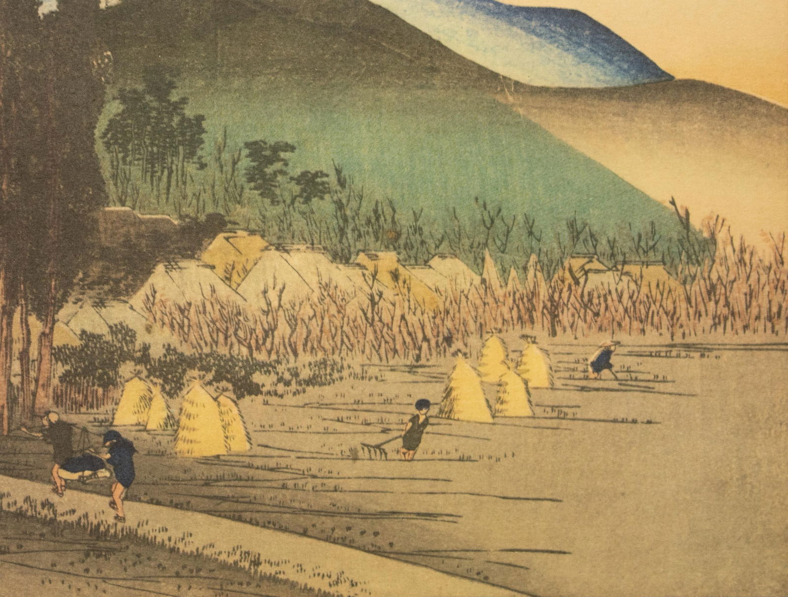 1960 After Hiroshige "The 53 Stations of Tokaido Road: 44th Station" French Ukiyo-E Print - 9