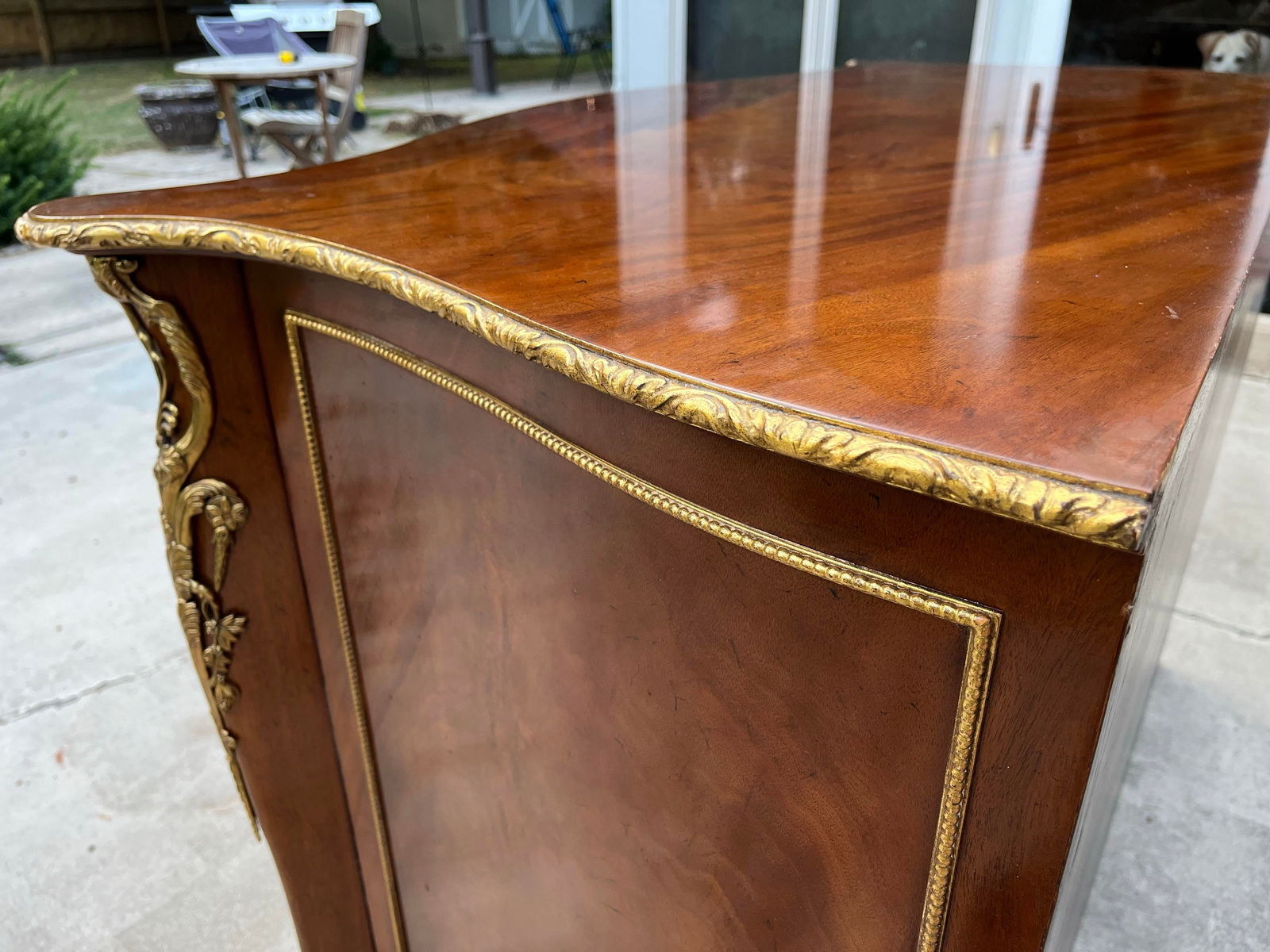 Large Baker Furniture Italian Mahogany Dry Bar Cabinet Commode - 10