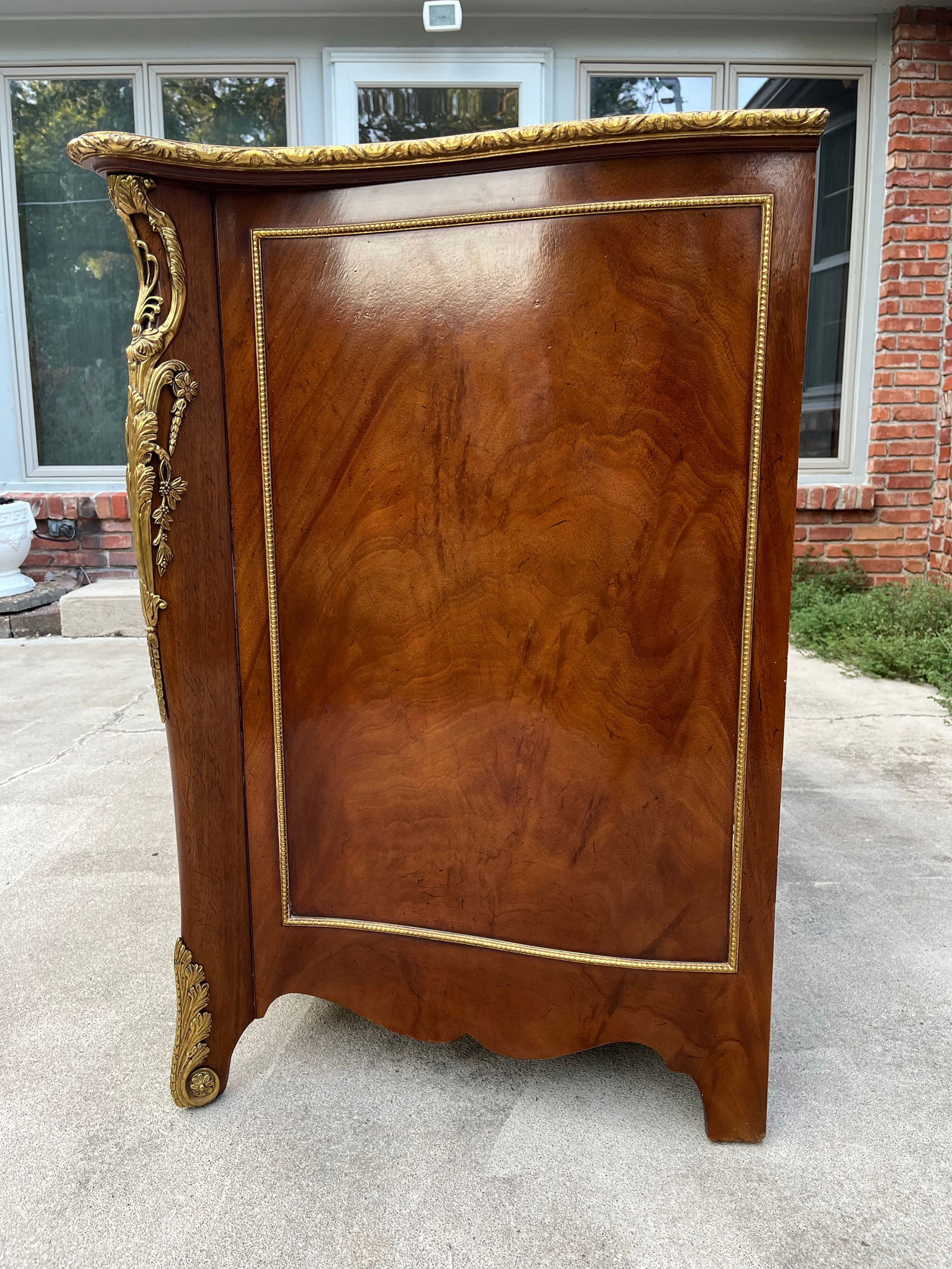 Large Baker Furniture Italian Mahogany Dry Bar Cabinet Commode - 6