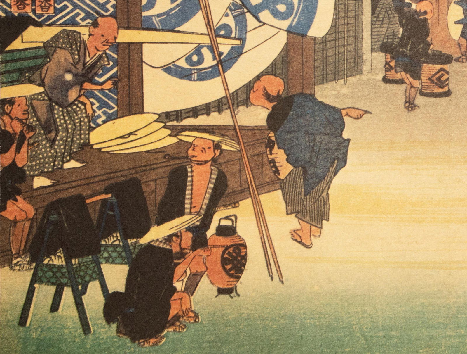 1960 After Hiroshige "The 53 Stations of Tokaido Road: 47th Station" French Ukiyo-E Print - 9