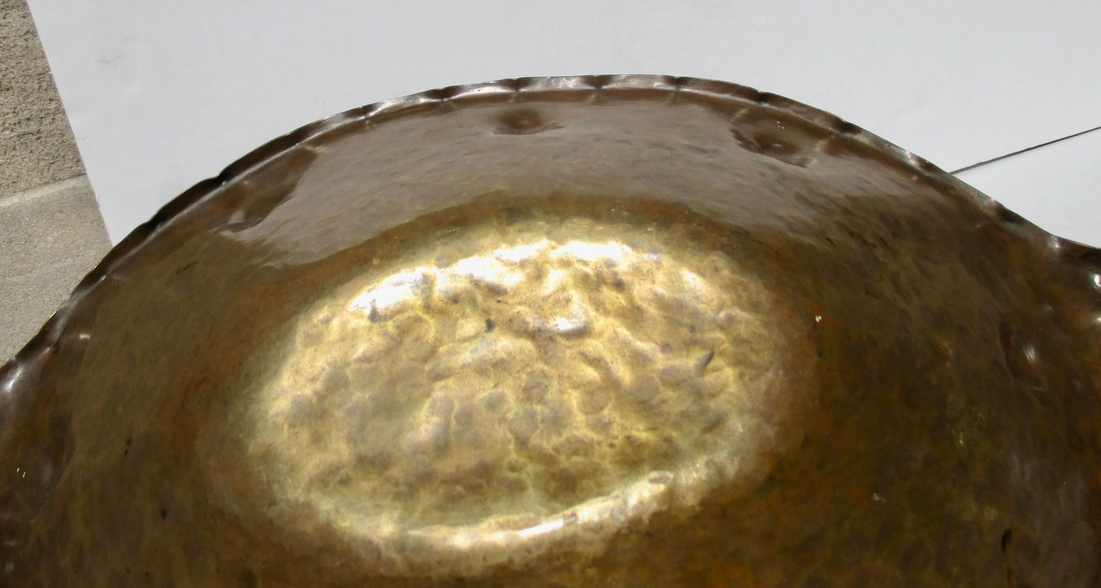 Arts and Crafts Hammered Copper Bowl Circa 1910s - 4