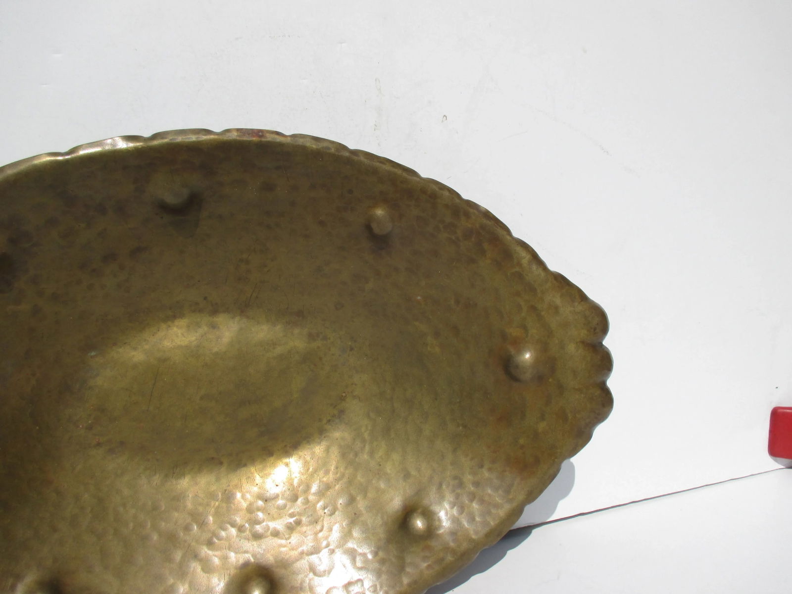 Arts and Crafts Hammered Copper Bowl Circa 1910s - 5
