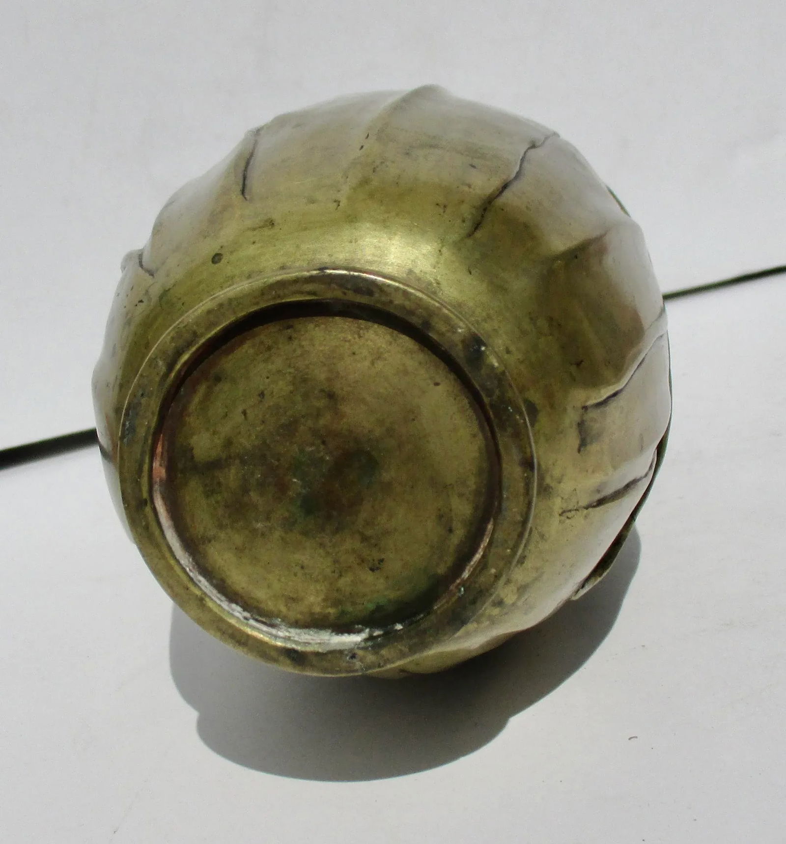 Antique Bronze Corn Cob Vase French Art Nouveau 1900s - 6