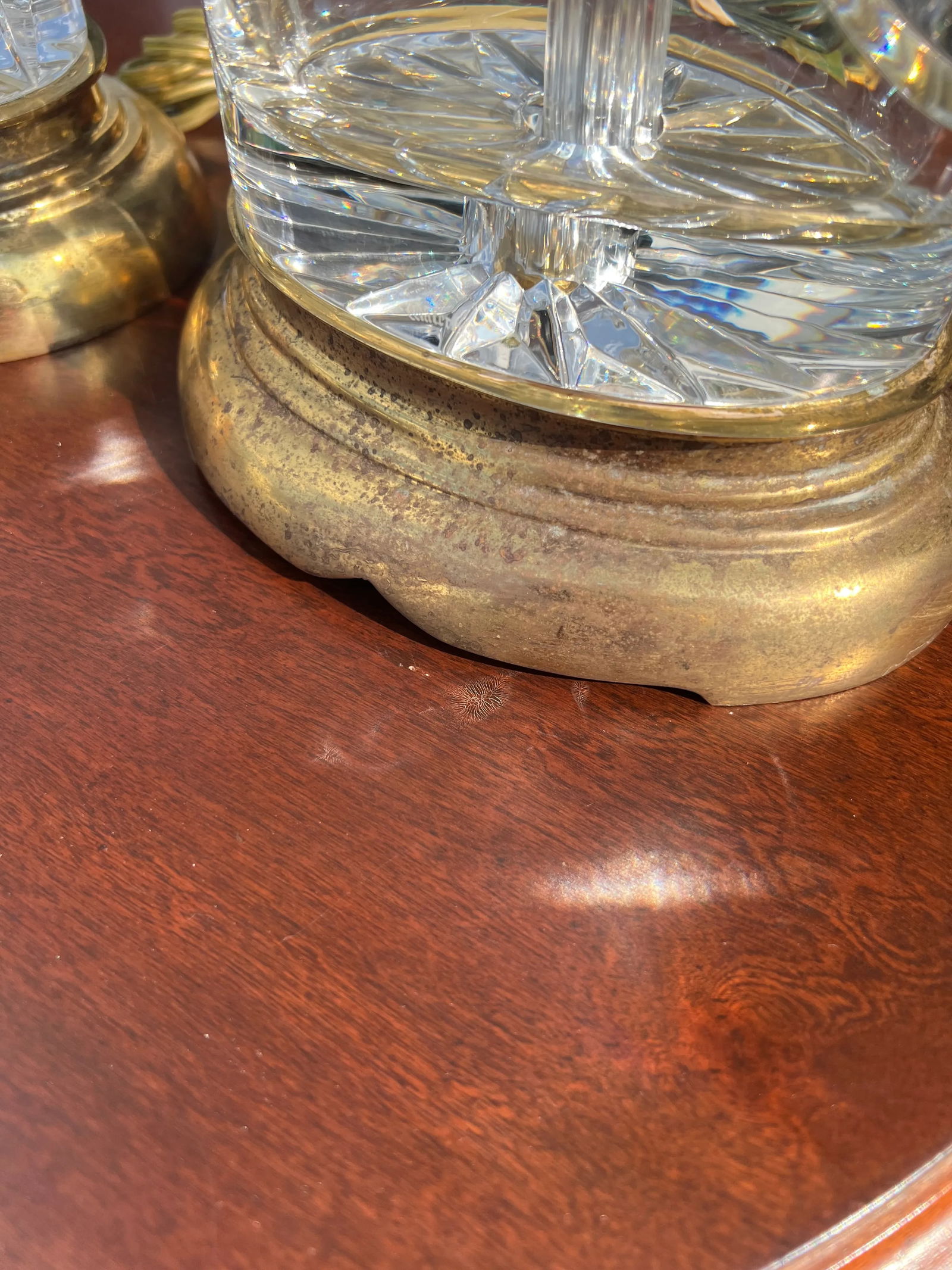 1970s Waterford Crystal Lamps - a Pair - 6