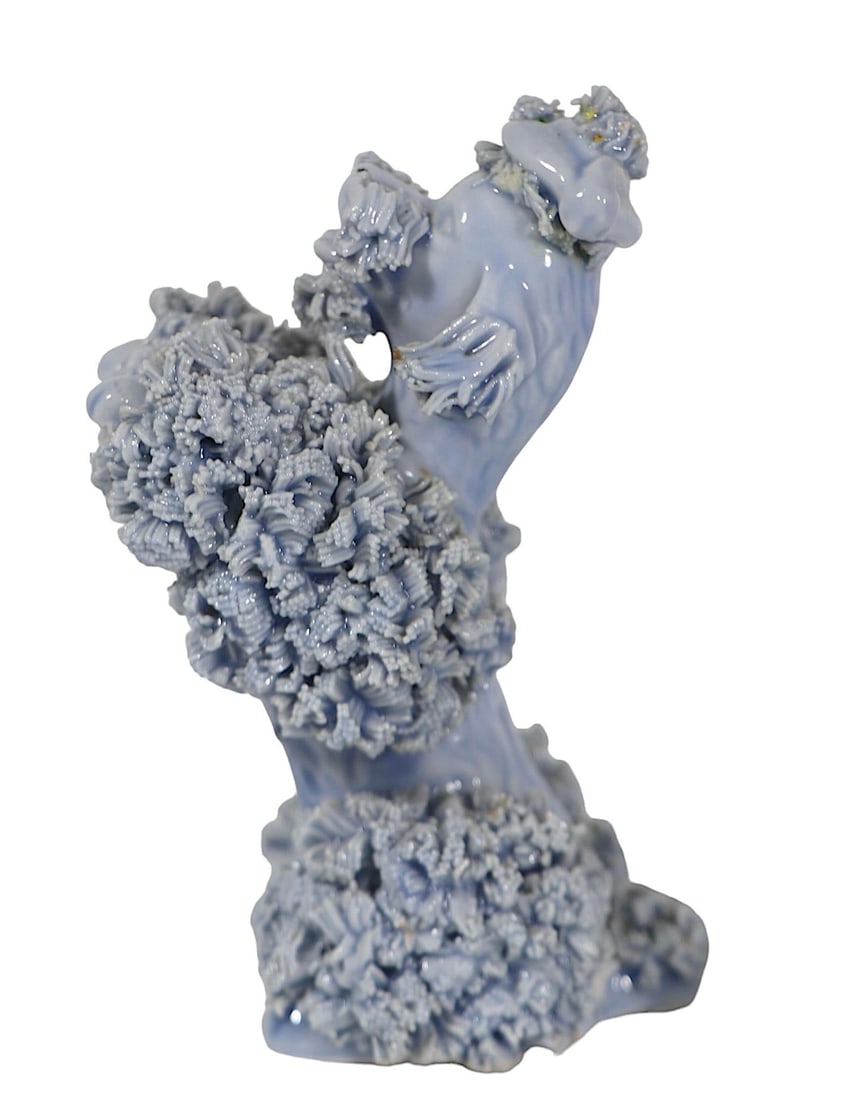 2 Pc. Set Mid Century Spaghetti Pottery Poodle Dogs - 8