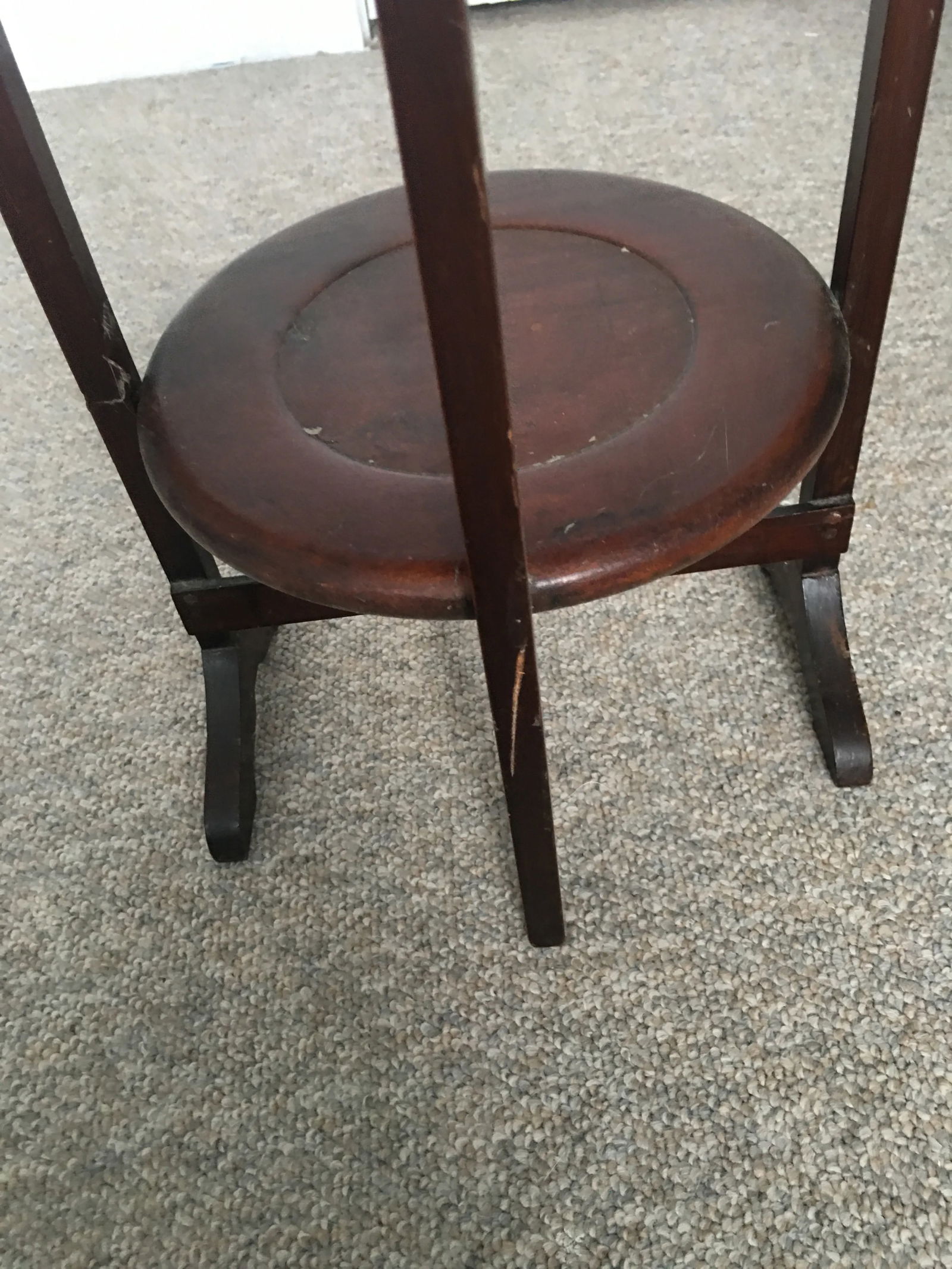19th Century Antique English Mahogany Dessert Table - 3