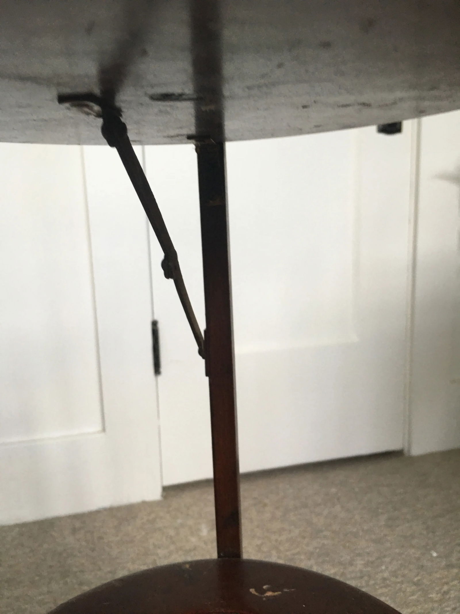 19th Century Antique English Mahogany Dessert Table - 5