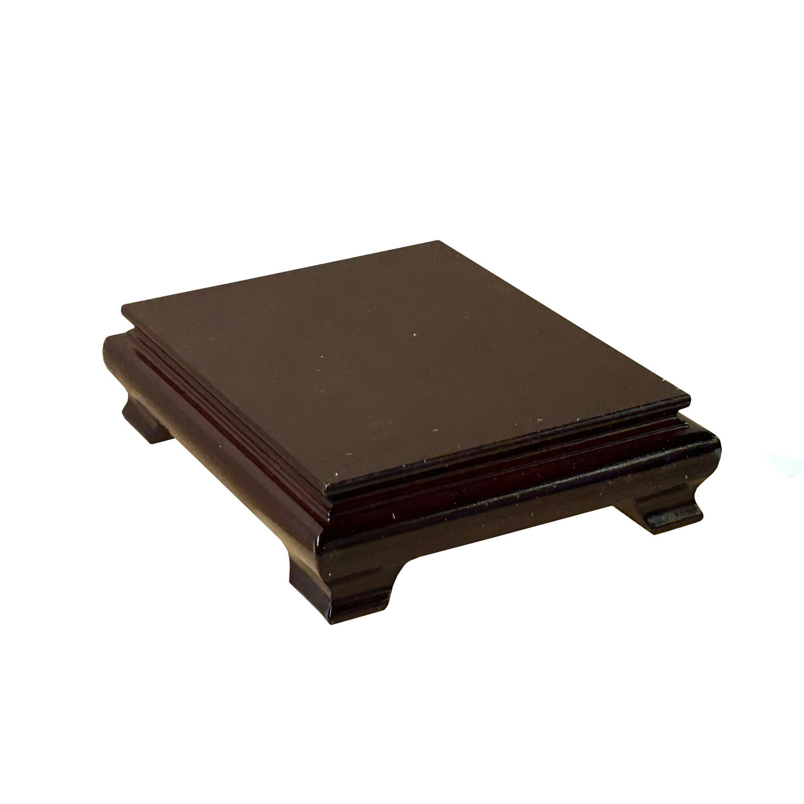 13.25" Reddish Brown Wood Rectangular Display Stand Riser Easel - 5