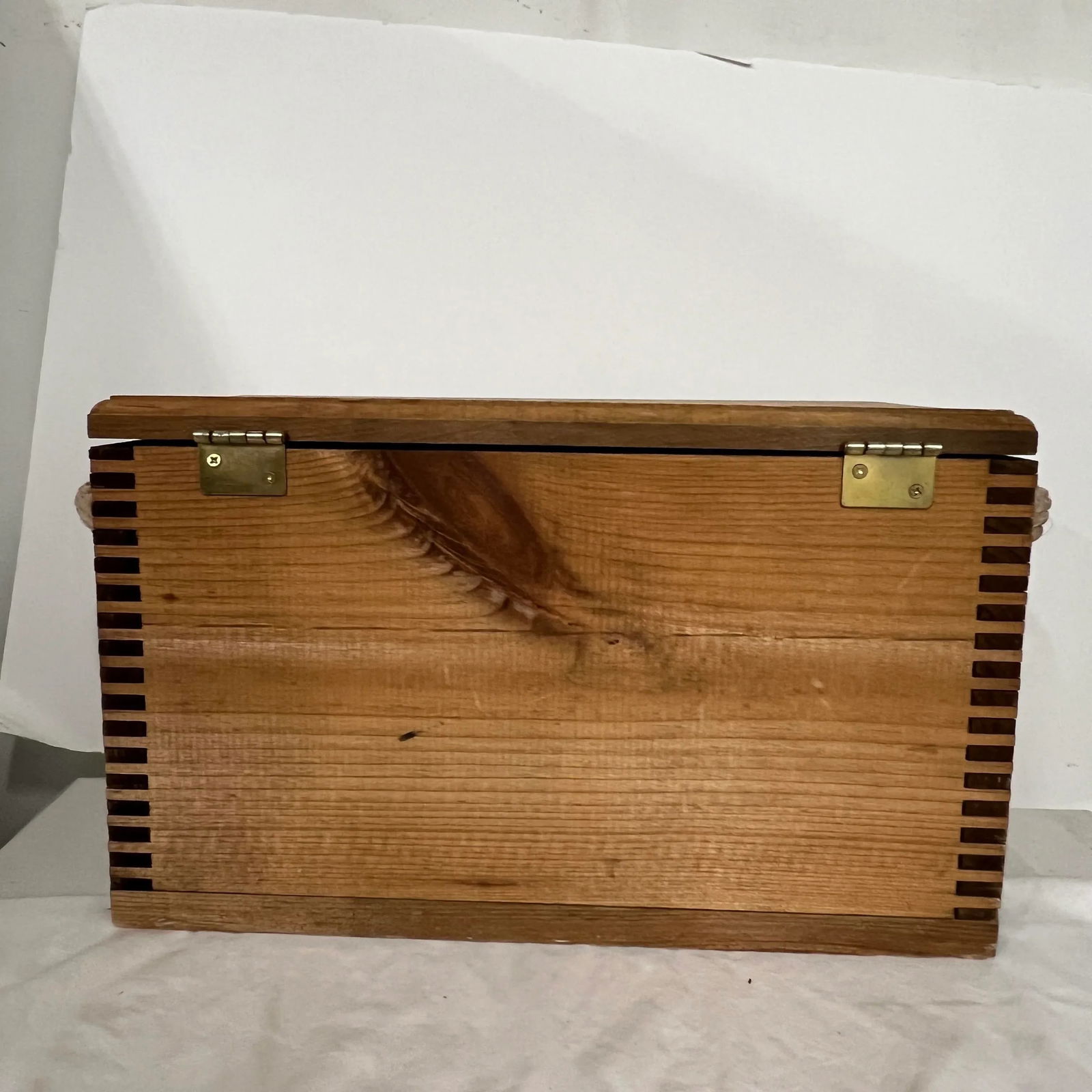 Pine Wood Decorative Box W/ Deer Scene - 5