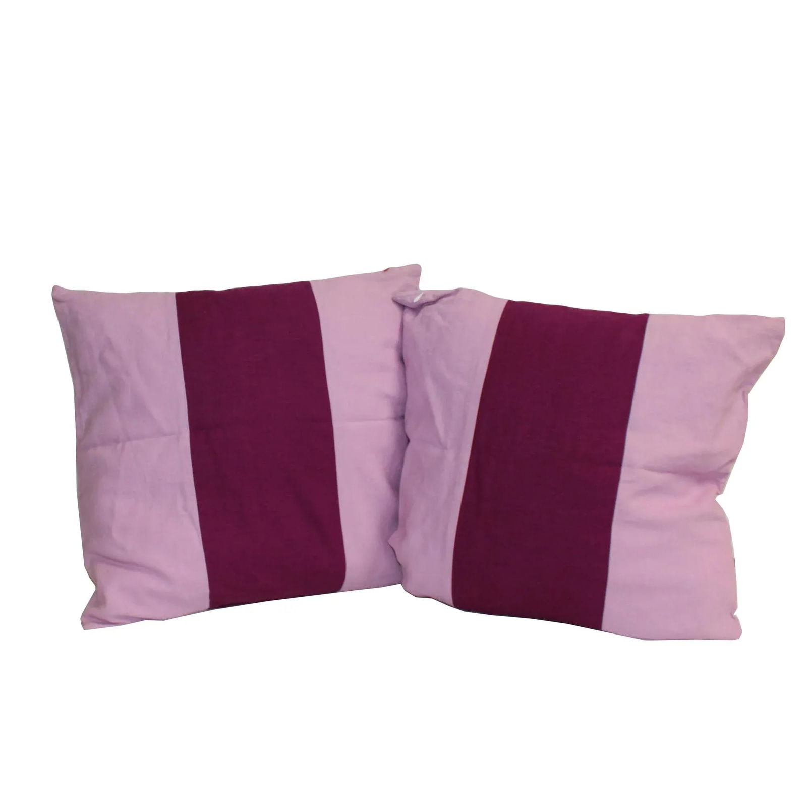 Purple Color Square Fabric Couch Sofa Cushions - a Pair - 4