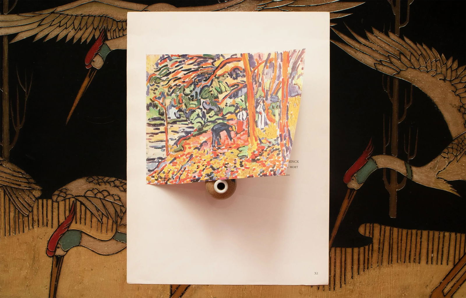 1943 After Maurice Vlaminck "Landscape With Dead Wood", First Edition Offset Lithograph - 5