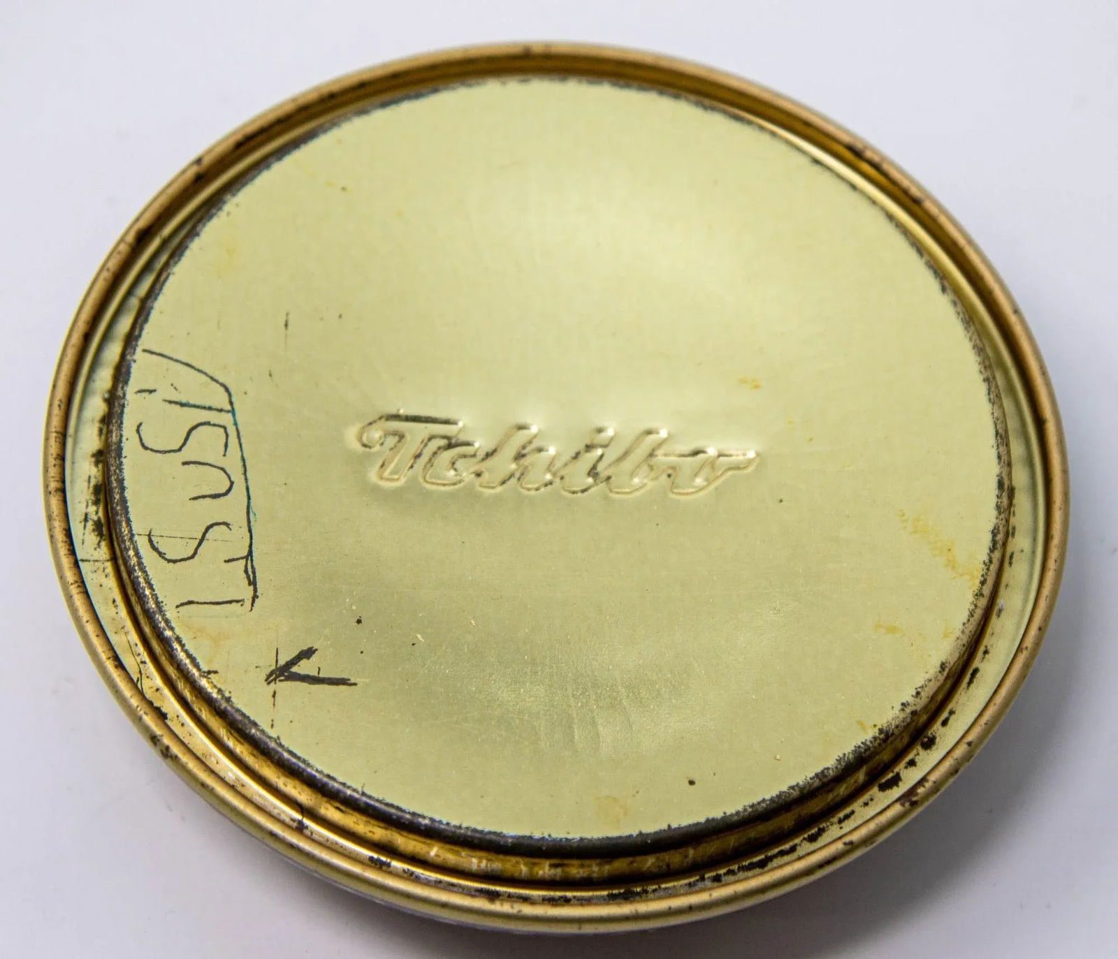 Tchibo Tin Box Red and Gold Arabesque Coffee Container Vintage 1960 Germany - 10