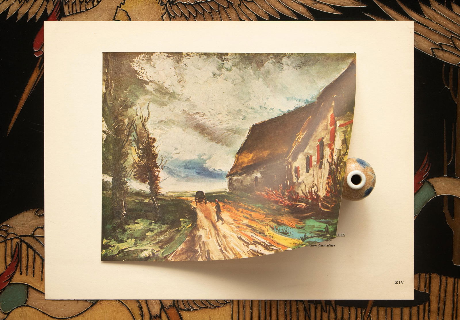 1947 After Maurice Vlaminck "The Brezolles Road", First Edition Period Parisian Lithograph - 5