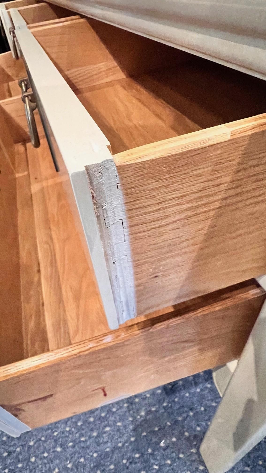 Raymond Sobota 1990s Faux Goatskin Pagoda Sideboard - 7