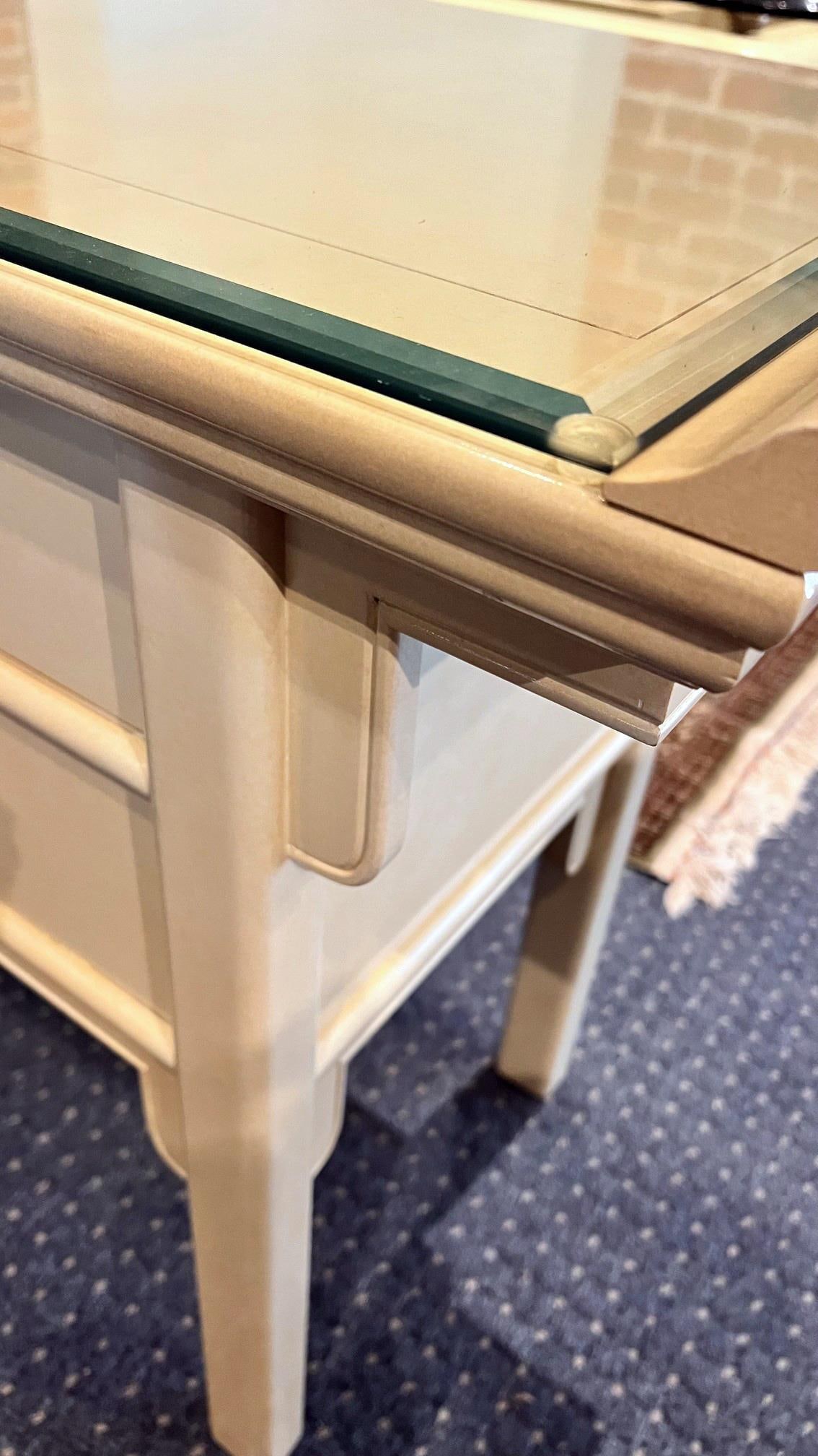 Raymond Sobota 1990s Faux Goatskin Pagoda Sideboard - 9