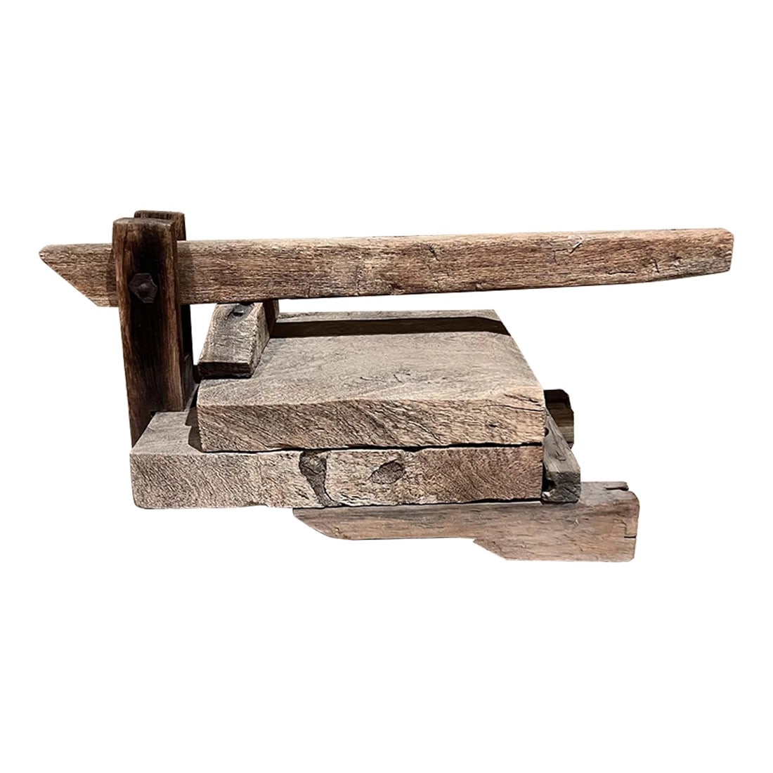 Farmhouse Rustic Primitive Tortilla Press Mesquite Wood (1 of 6)
