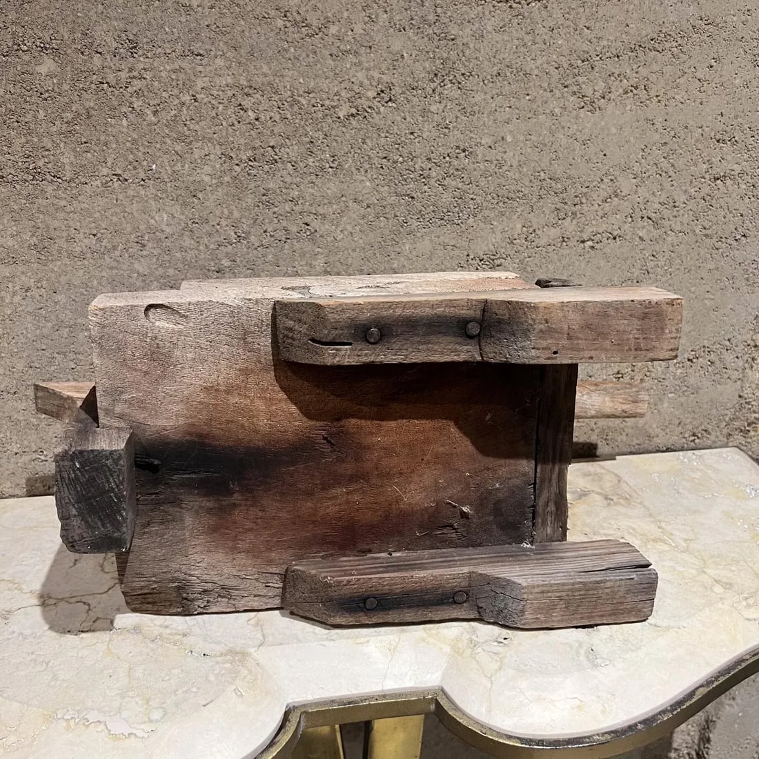 Farmhouse Rustic Primitive Tortilla Press Mesquite Wood - 3