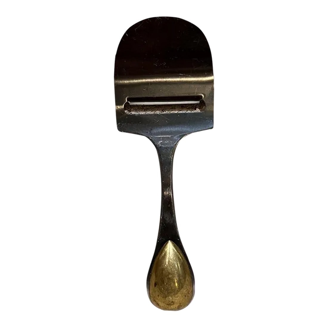1960s Dansk Brass Stainless Cheese Slicer Japan (1 of 6)