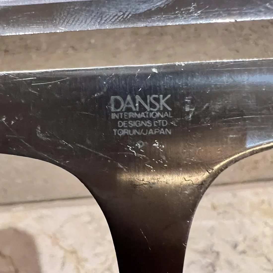 1960s Dansk Brass Stainless Cheese Slicer Japan - 2