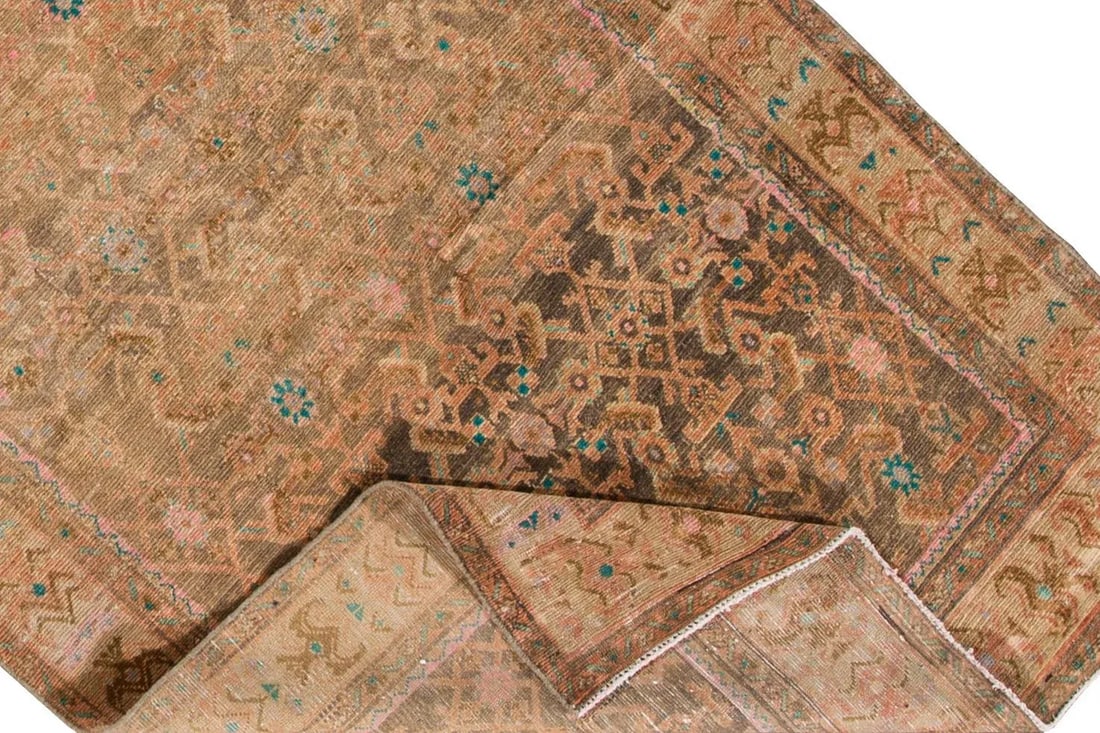 Vintage Persian Runner Wool Rug - 2