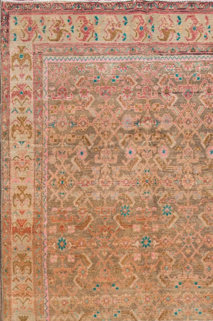 Vintage Persian Runner Wool Rug - 4