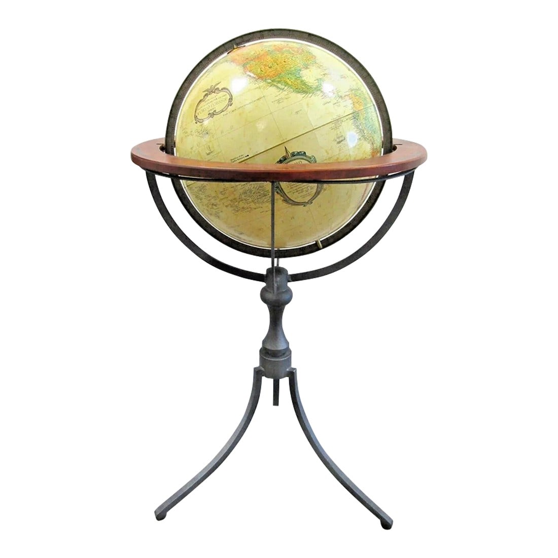 Replogle World Globe World Classic Series With Iron & Wood Stand (1 of 12)