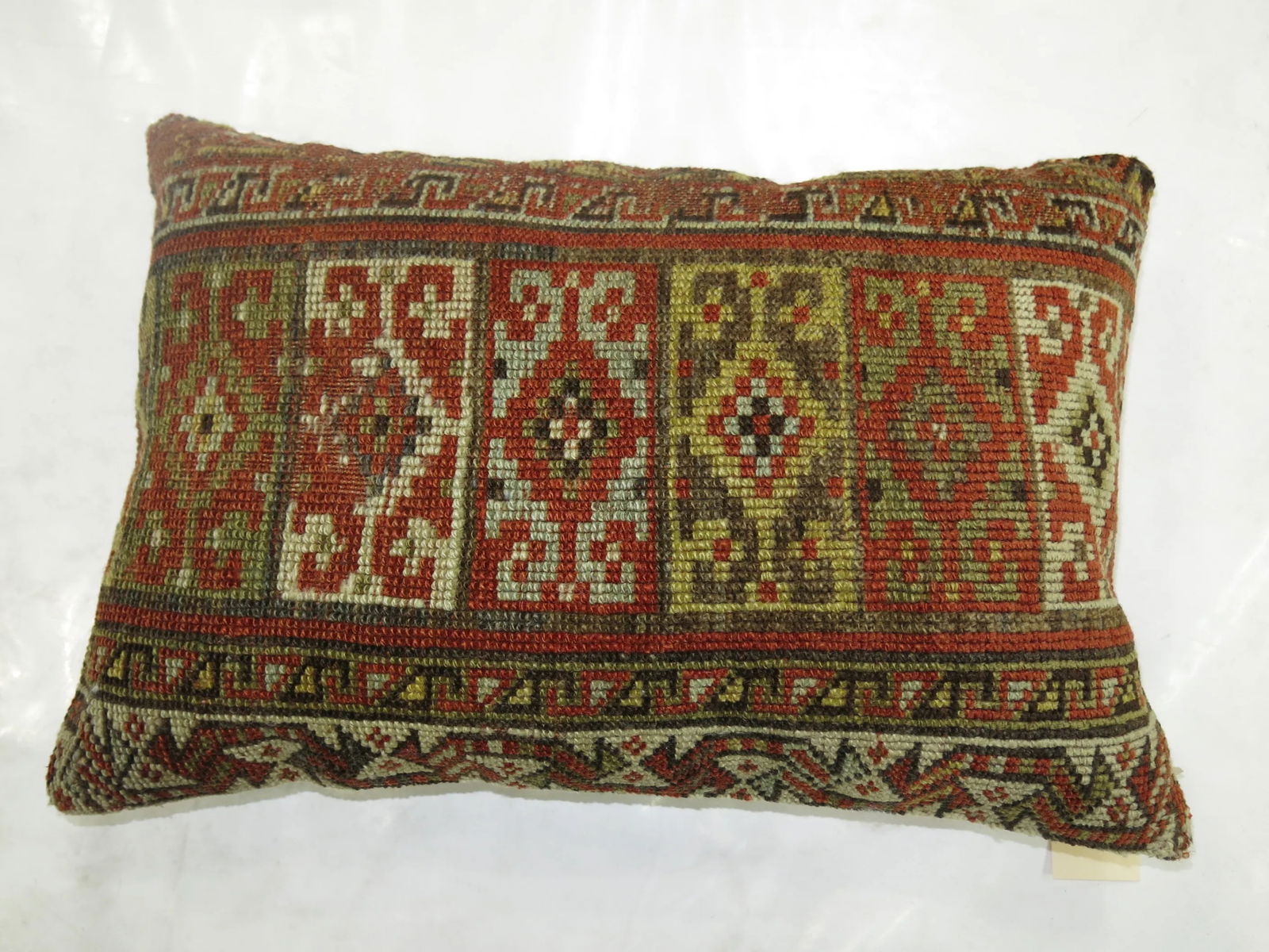 Tribal Vintage Lumbar Rug Pillow - 3
