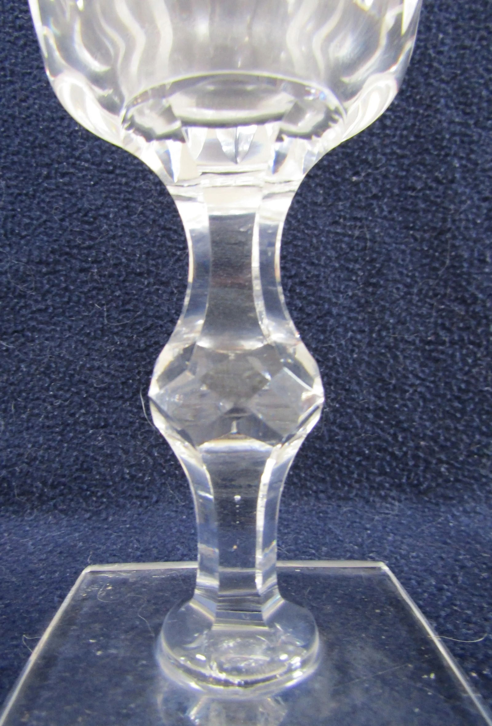 1930s Hawkes Crystal Donisel Stem 6015 Water Goblets- Set of 7 - 5
