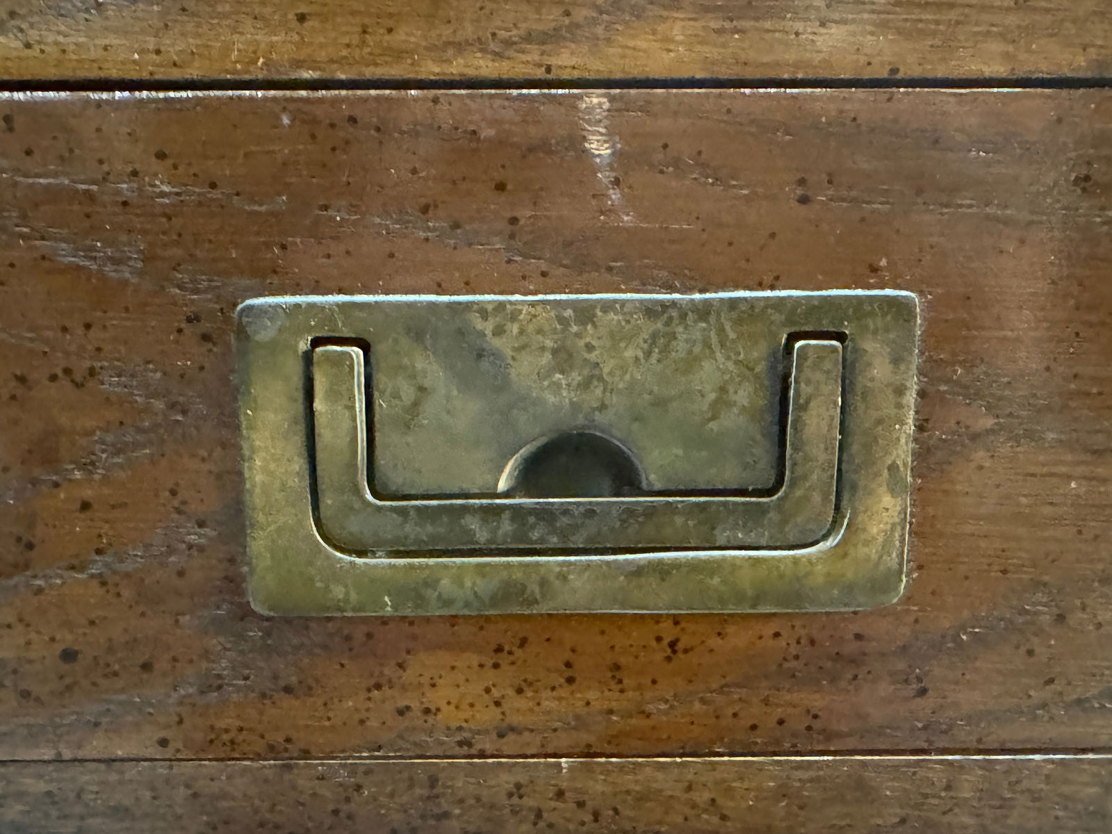 Vintage 1970s Campaign Style Server Bar Cabinet by Dixie Furniture - 11