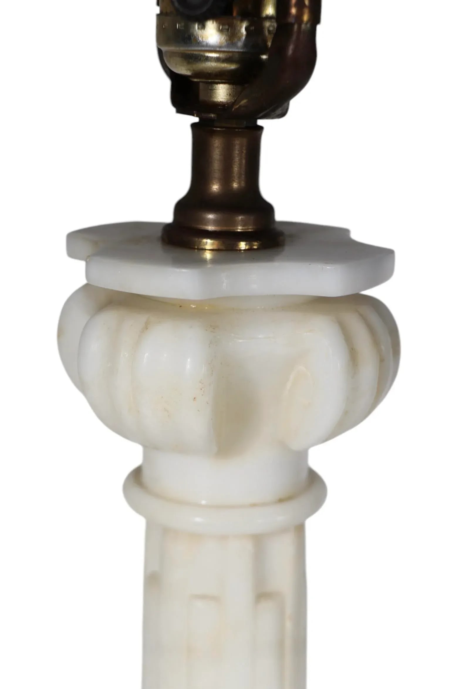 Neo Classical Marble Column Table Lamp - 7