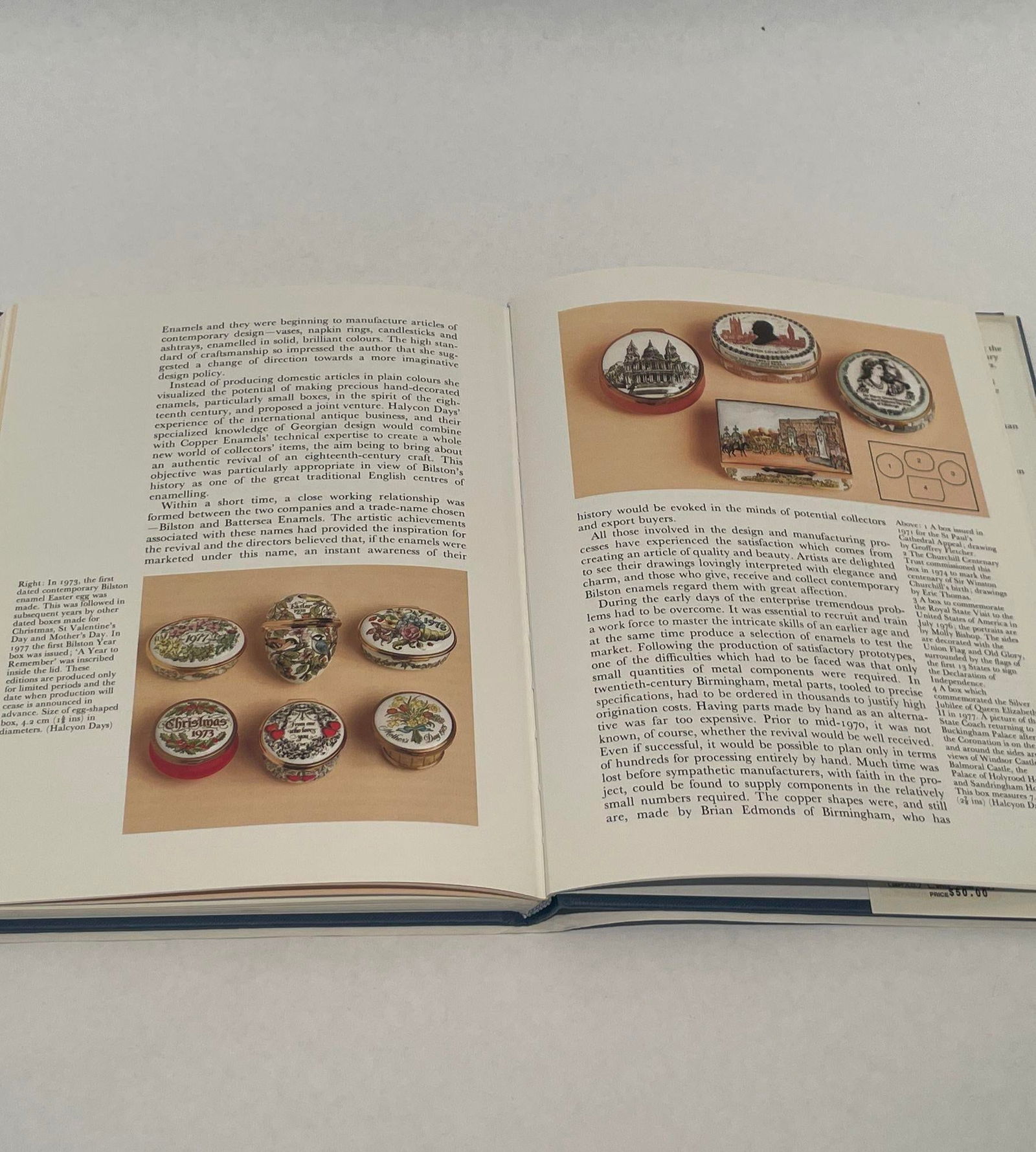 English Enamel Boxes From the 18th to the 2oth C. Susan Benjamin Hardcover - 10