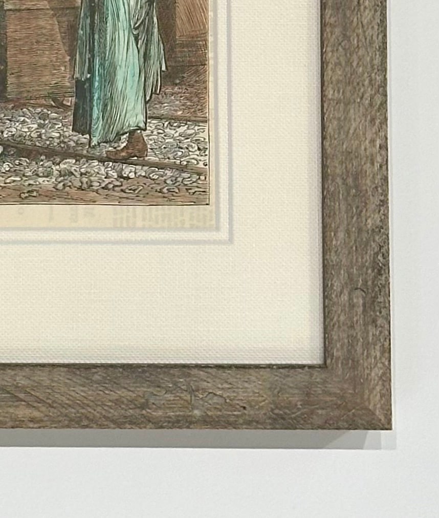 1875 Oyster Shucking, Framed - 6