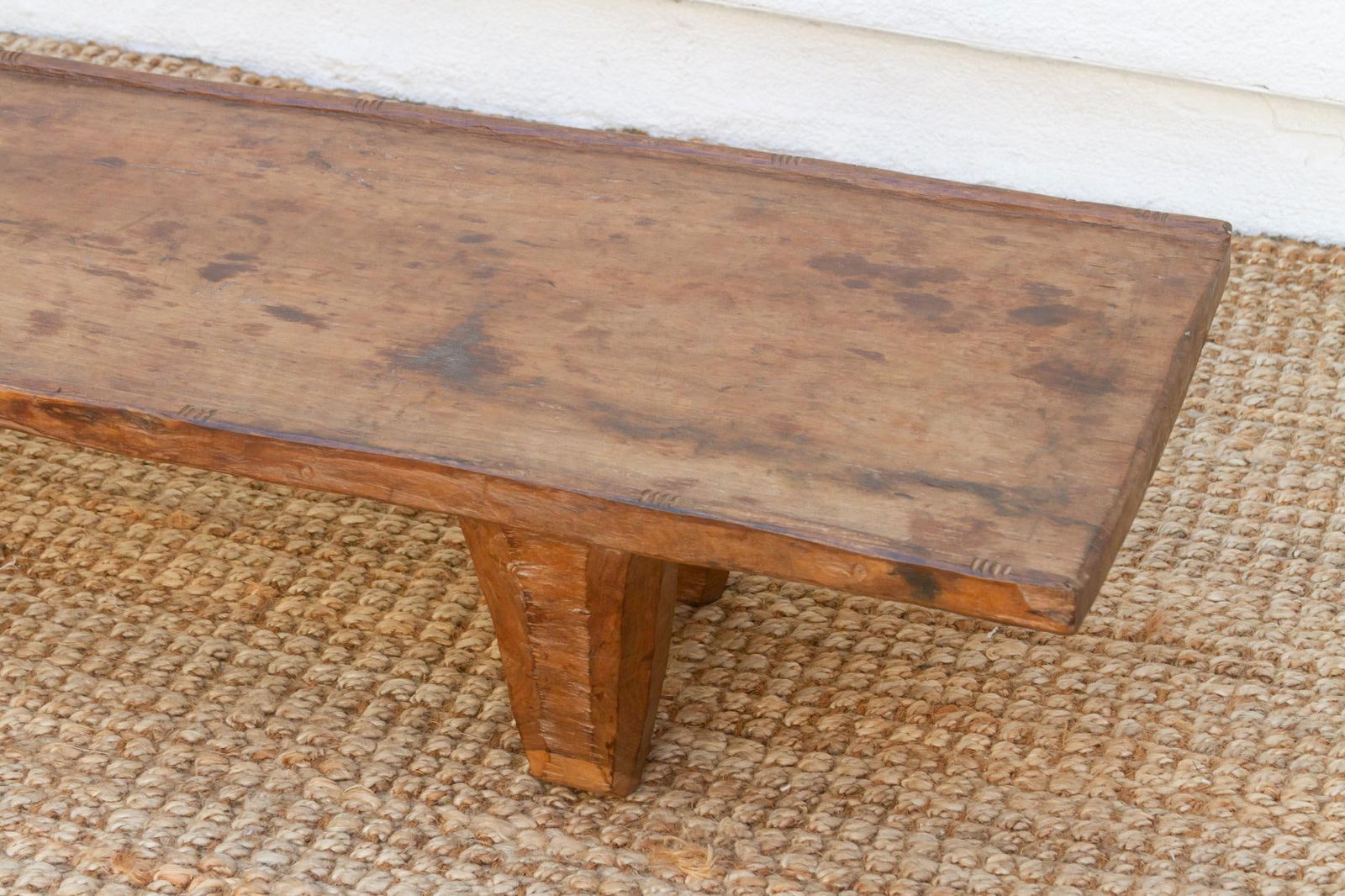 Long & Slim Antique Turtle Senufo Bed - 4