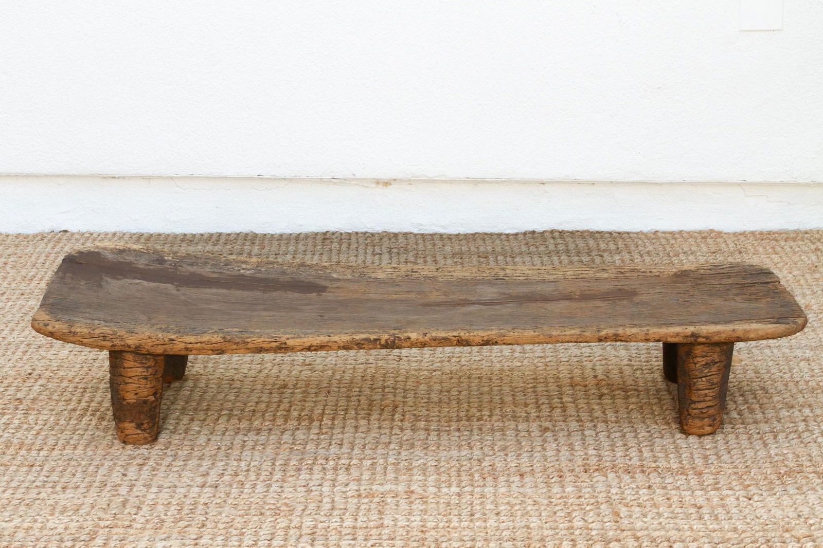 Antique Primitive Senufo Wooden Bench - 10