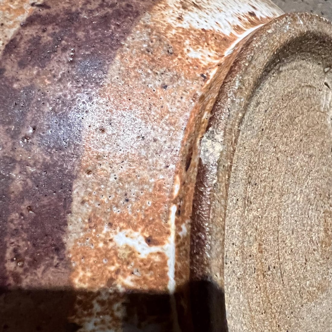 1970s Studio Art Pottery Modernist Serving Bowl - 4